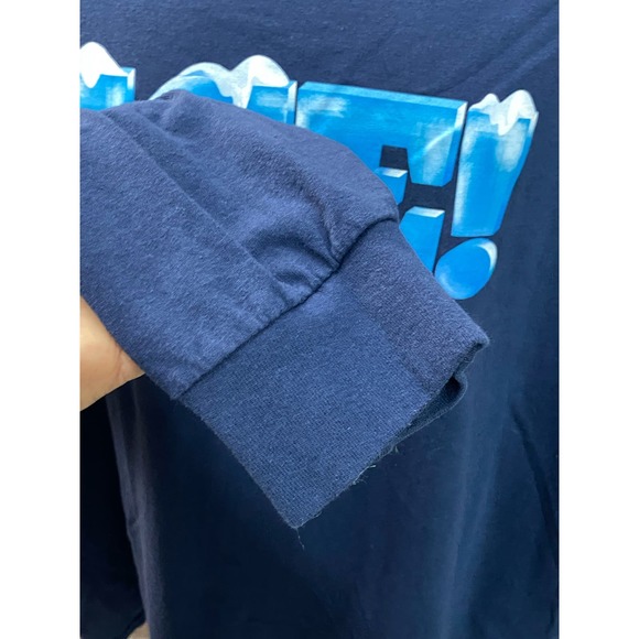 ICE! At Gaylord National Hotel Christmas Shirt size 2XL Blue Long Sleeve - Picture 4 of 9